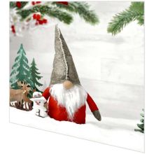 Napkins - Tomte and Snowman