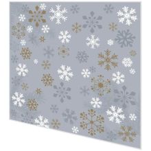 Servietten - Traditioneller Schnee grau - 2