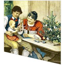 Servietten - Vintage-Familie - 2