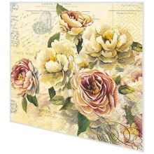 Servietten - Vintage Rosen - 2