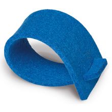 Serviettenringe aus Filz - blau