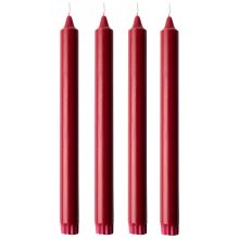 Stabkerze - Bordeaux 25cm - 4 Stück