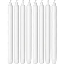 Stick candle -  White 25cm - 8 Pieces