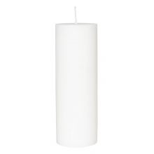 Pillar Candle -  White 20cm - 1 Pieces - 60h