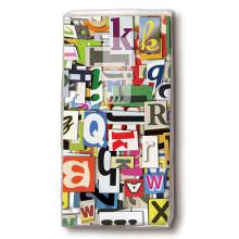 Taschentücher - Buchstaben