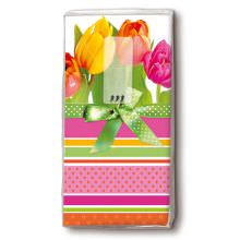 Handkerchiefs - Tulips and stripes