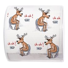 Toilettenpapier - Elch auf WC - 2