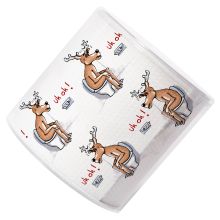 Toilettenpapier - Elch auf WC - 3