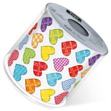 Toilettenpapier - Bunte Herzen - 3
