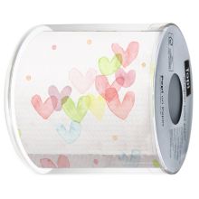 Toilet paper - Hearts Pastel